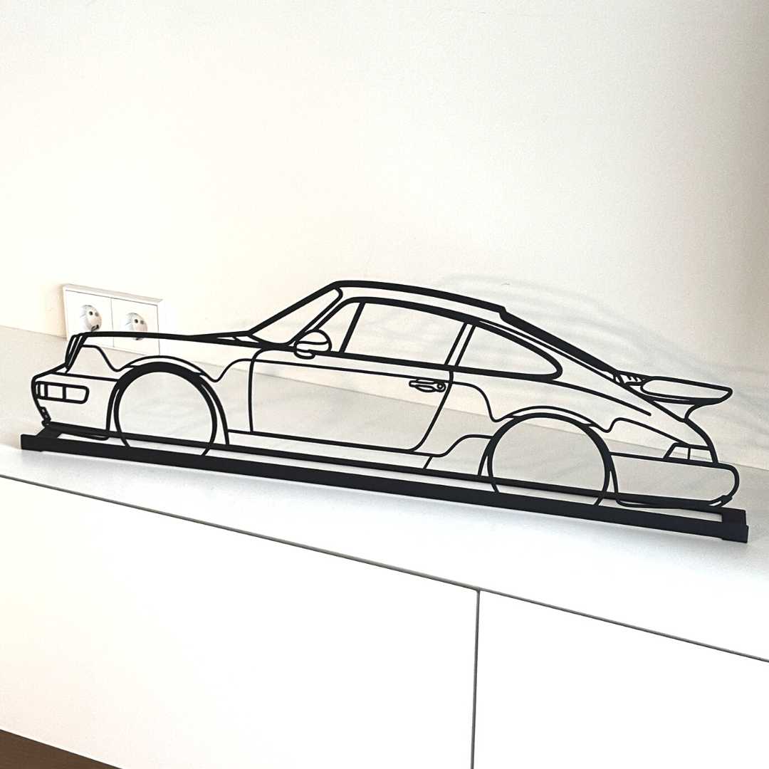 Your Custom Car Standing Silhouette Metal Art