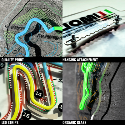 Autodromo del Mugello Neon Race Track