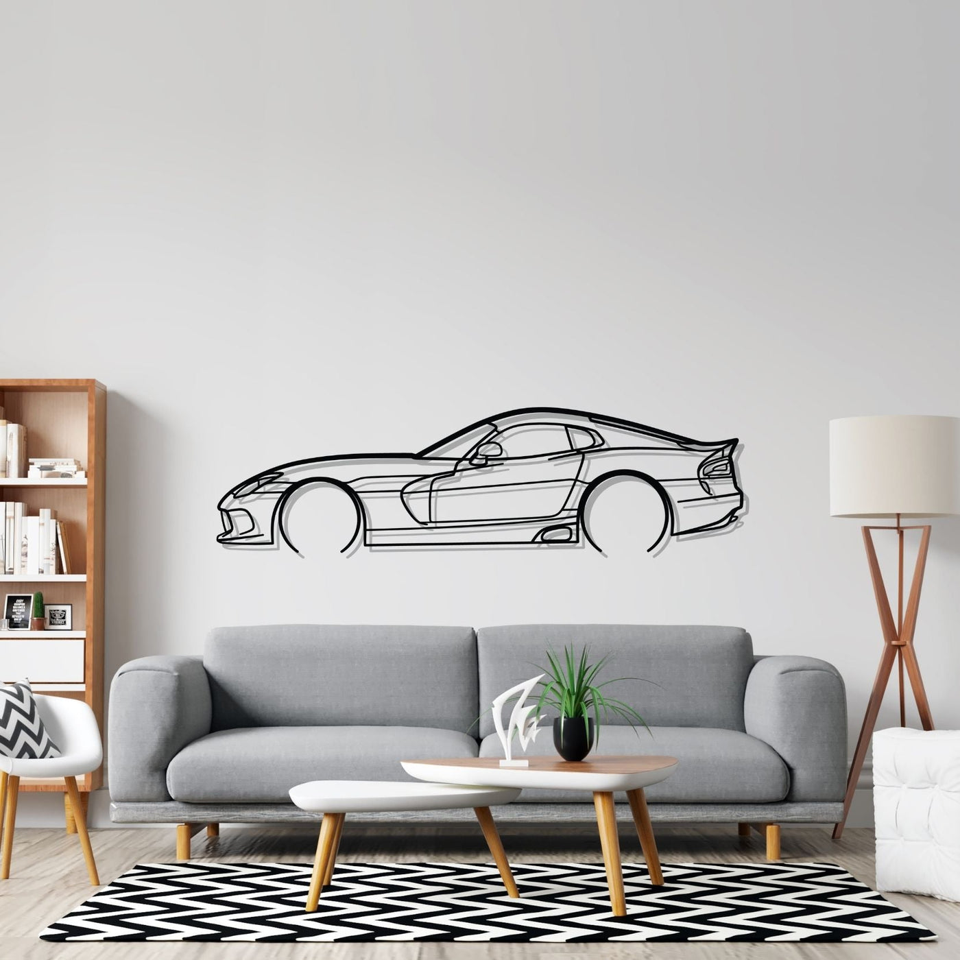 Viper Gen 5 Detailed Silhouette Metal Wall Art