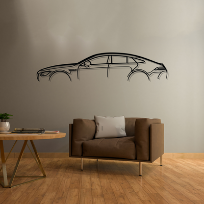 AMG GT Classic Metal Silhouette Wall Art