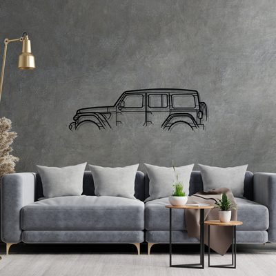 Wrangler Classic Silhouette Metal Wall Art