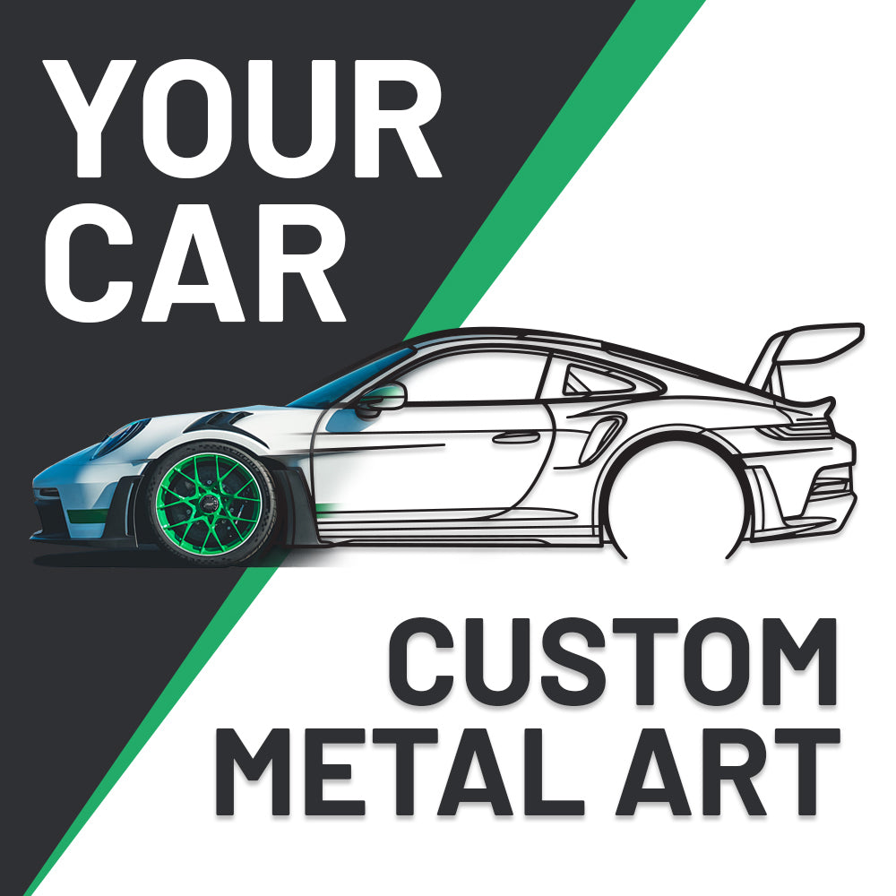 Your Custom Car Silhouette Metal Wall Art