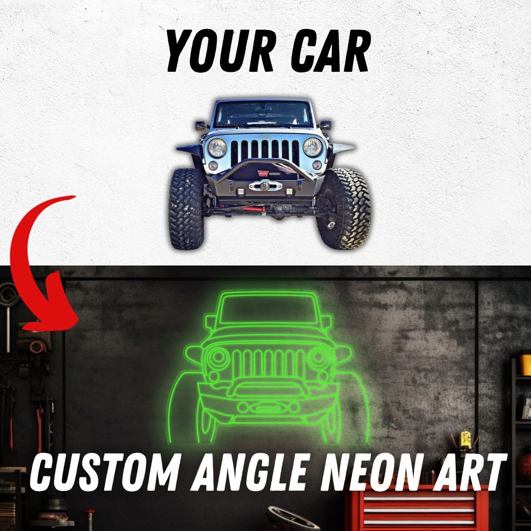 Your Custom Angle Neon Silhouette