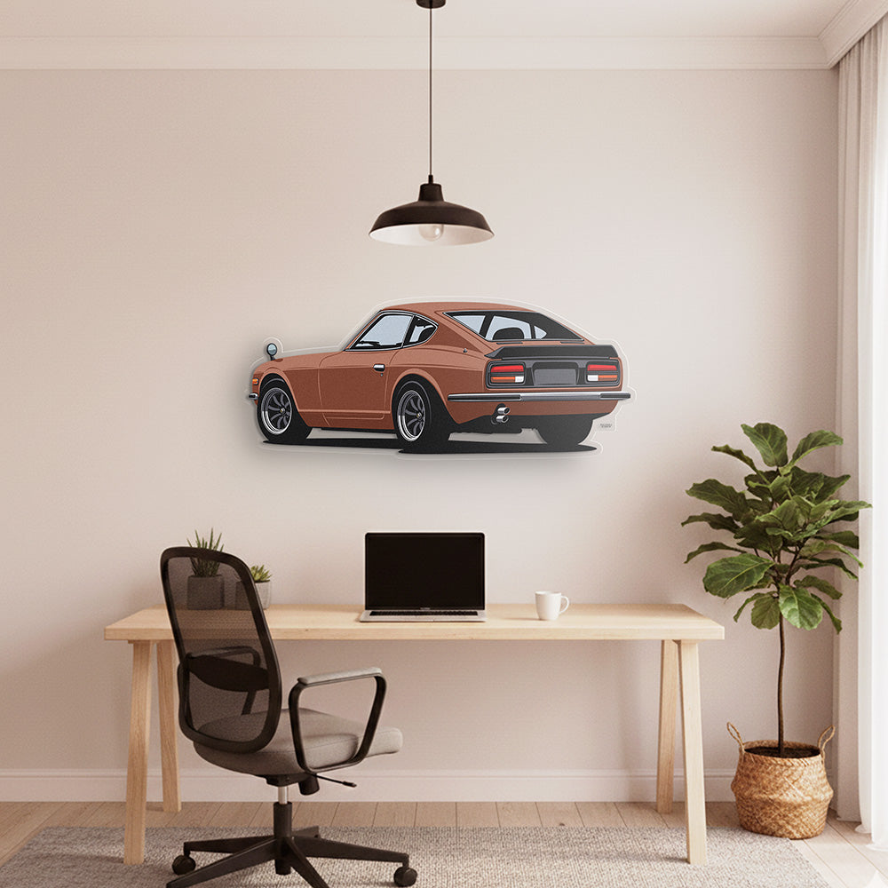 240z Back Angle Acrylic Print