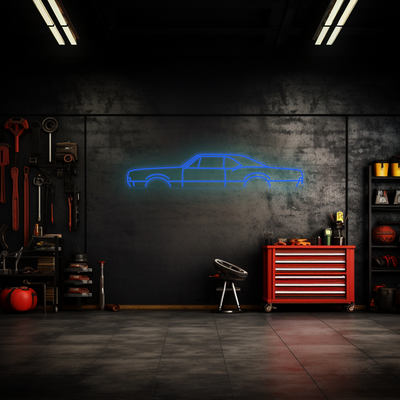 Cutlass 1967 Neon Silhouette