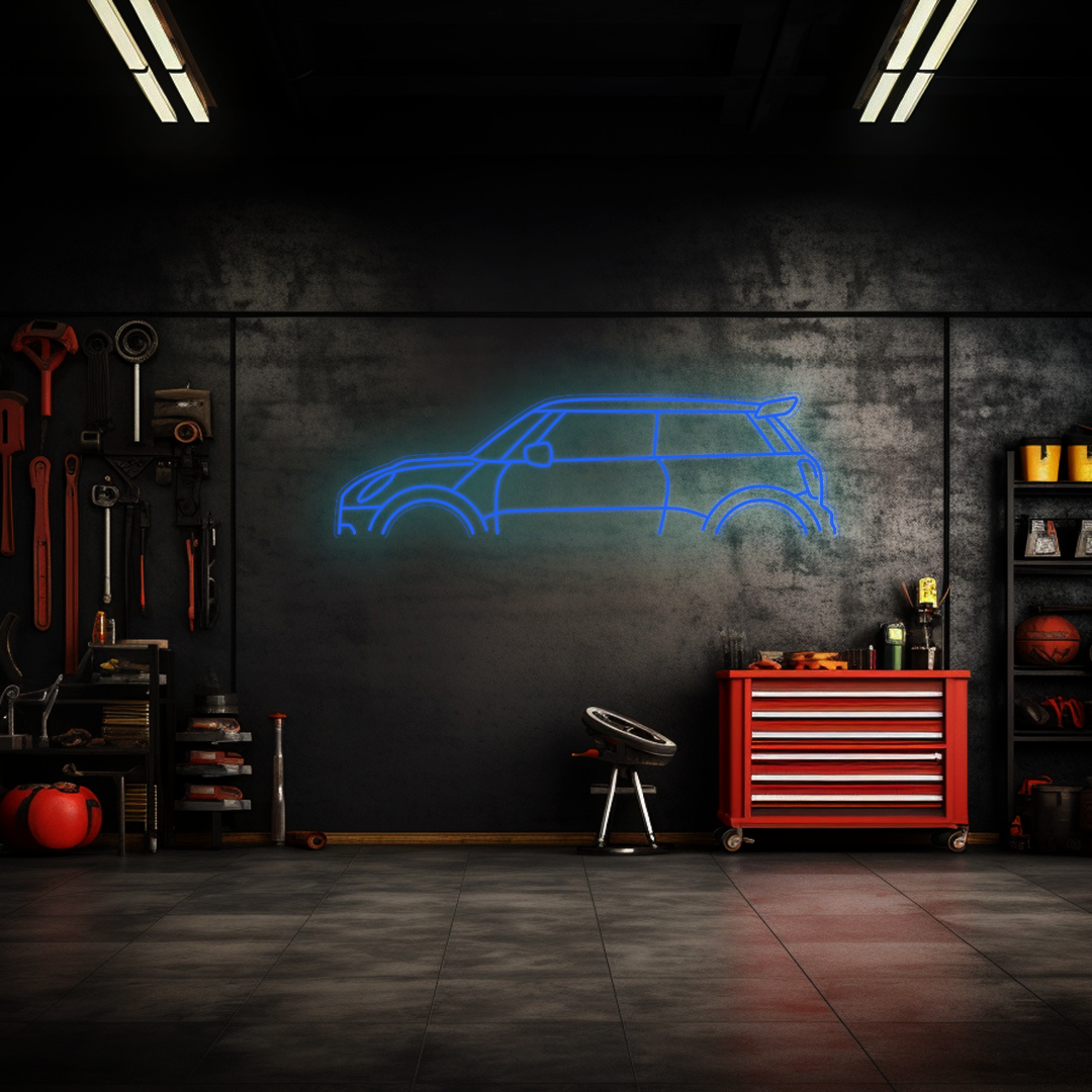 Mini JCW 2021 Neon Silhouette