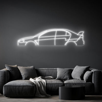 Lancer Evo X Neon Silhouette