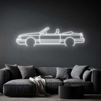 Mustang 1989 Cabrio Neon Silhouette