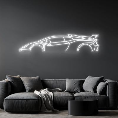 Huracan STO Neon Silhouette