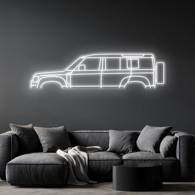Defender 110 2024 Neon Silhouette
