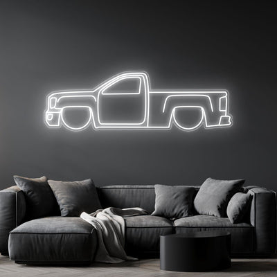 Sierra 1500 Neon Silhouette