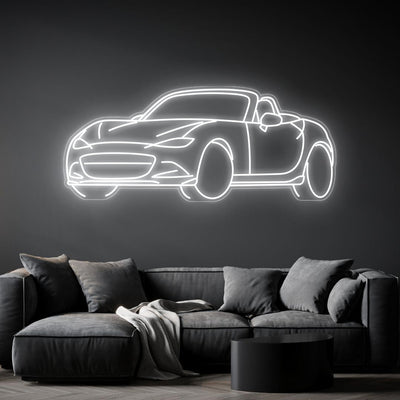 MX5 Angle Neon Silhouette