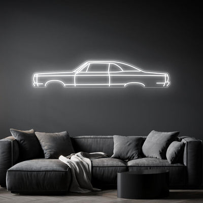 Ambassador 1968 Neon Silhouette