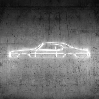 GTO 1969 Neon Silhouette