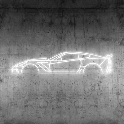 Corvette C7 ZR1 Neon Silhouette