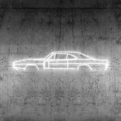 Charger RT 1970 Neon Silhouette