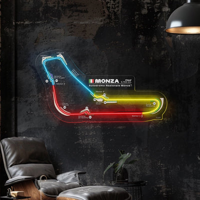 Autodromo Nazionale Monza Neon Race Track