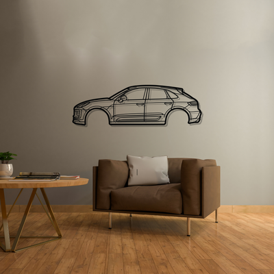 Macan Detailed Silhouette Metal Wall Art