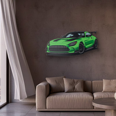 AMG GT Black Series Front Angle Acrylic Print