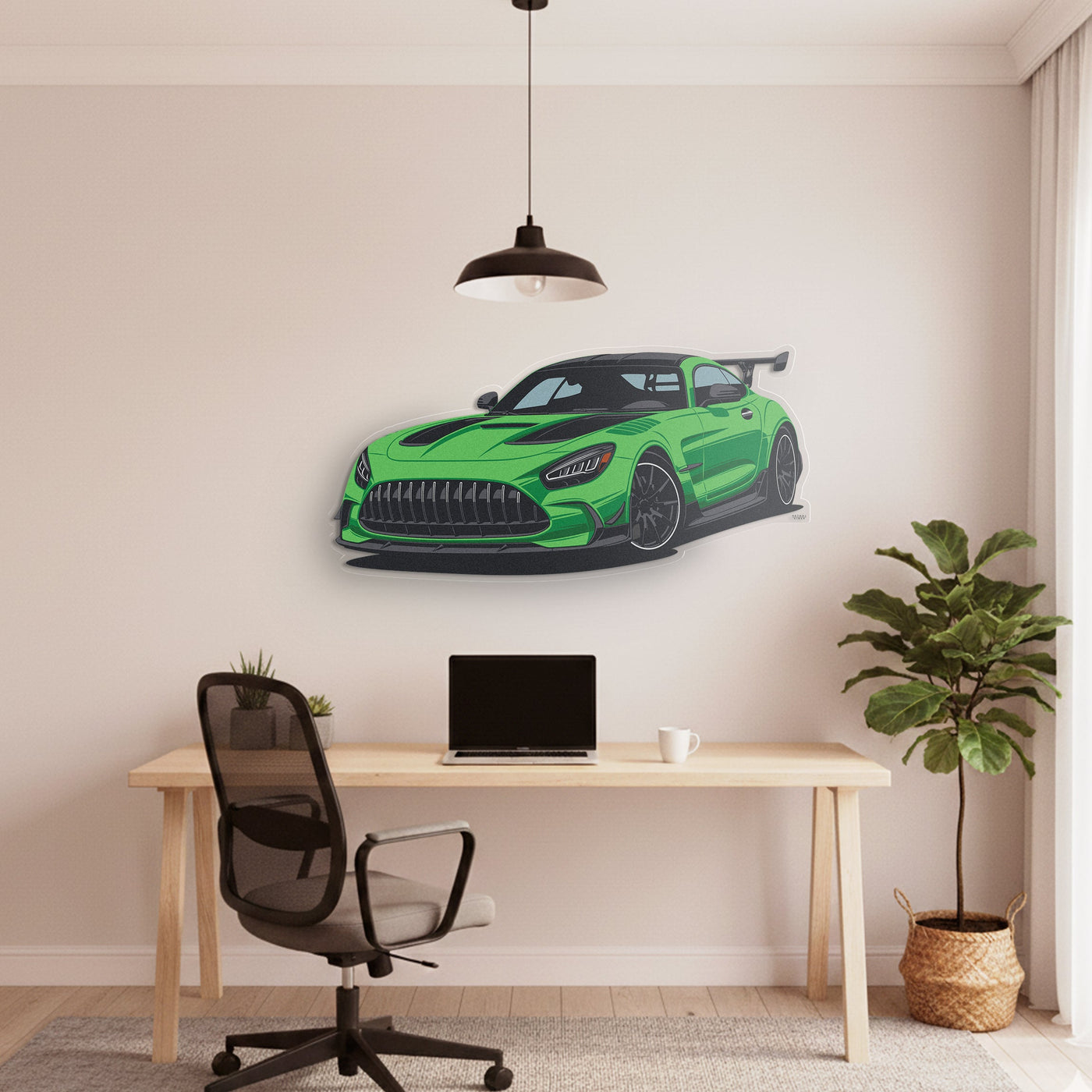 AMG GT Black Series Front Angle Acrylic Print