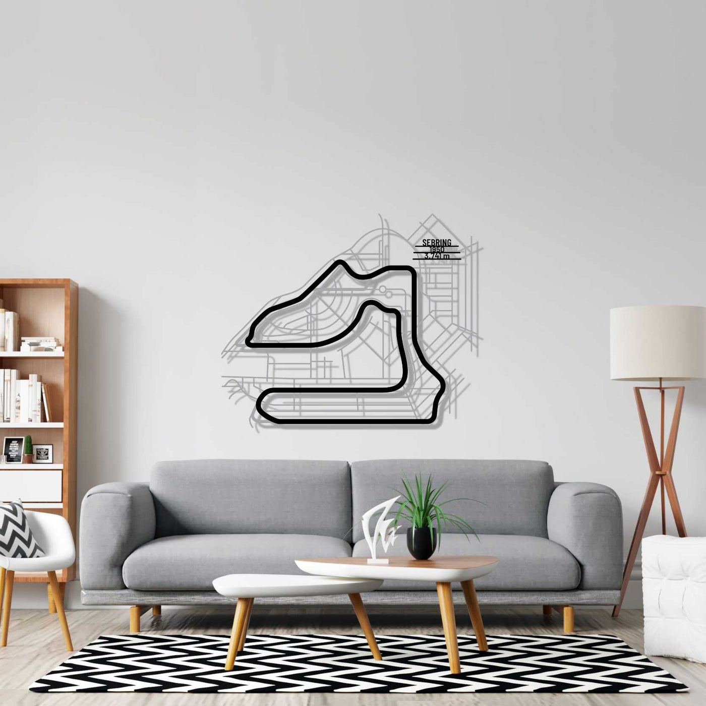 Sebring Metal Wall Art