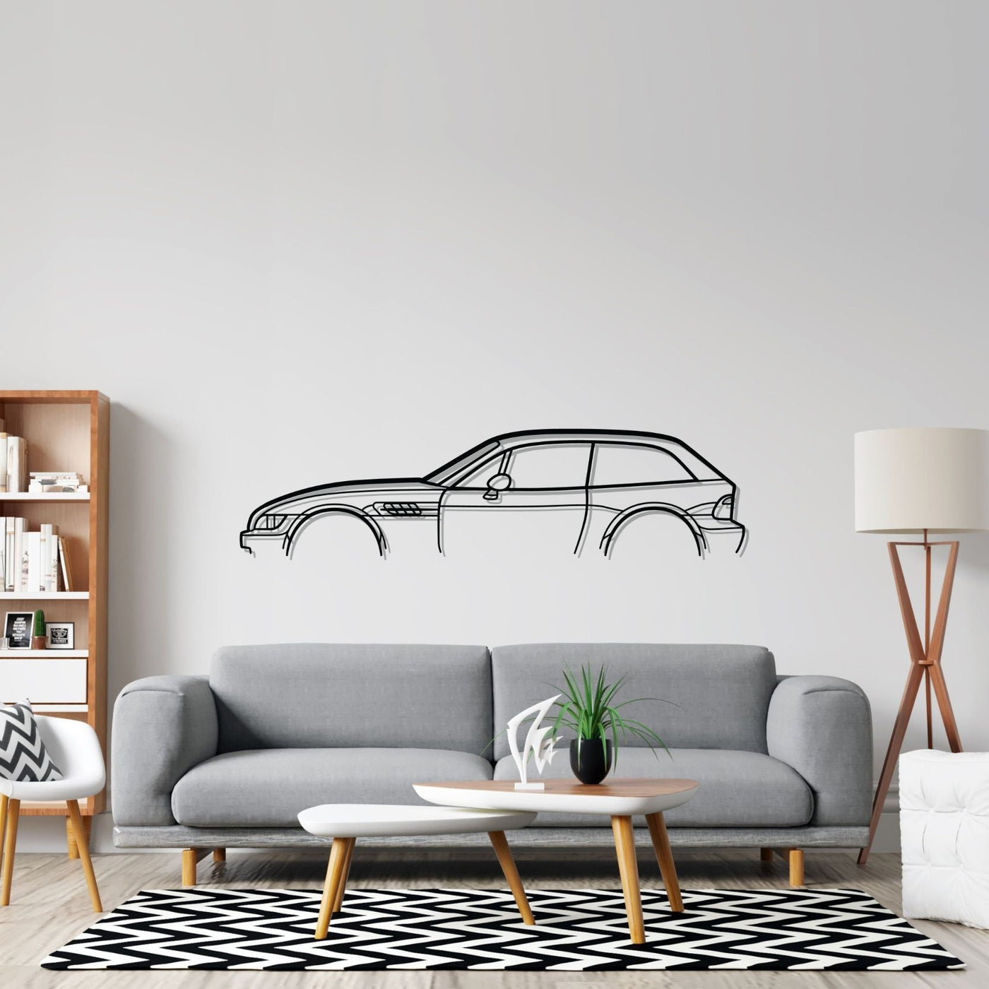 Z3 M Coupe Classic Metal Silhouette Wall Art