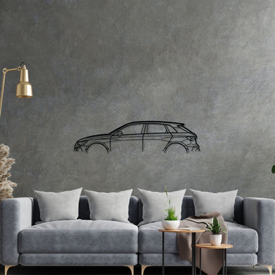 RS3 Sportback 8Y Classic Silhouette Metal Wall Art