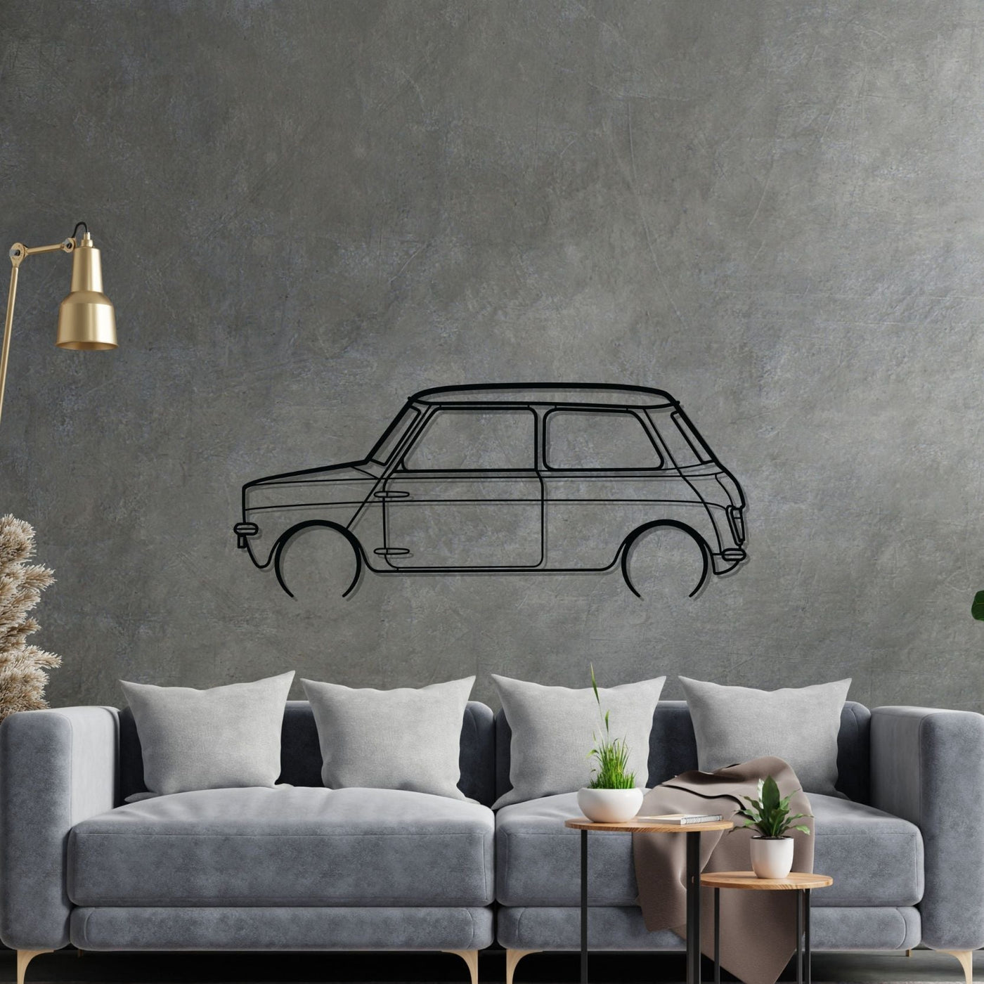 Leyland Detailed Silhouette Metal Wall Art