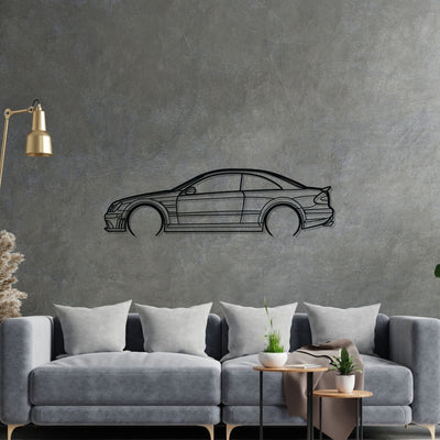 CLK63 Black Series Detailed Metal Silhouette Wall Art