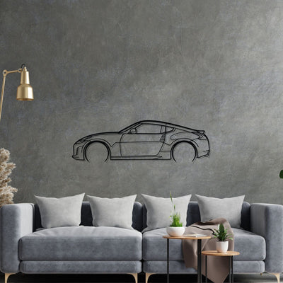 370Z Detailed Silhouette Metal Wall Art