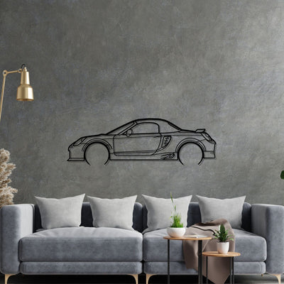 MR2 2005 Detailed Silhouette Metal Wall Art