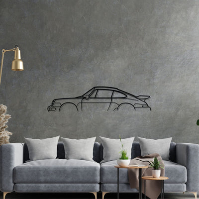 911 964 C2 Classic Metal Silhouette Wall Art