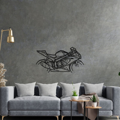 GSXR Silhouette Metal Wall Art