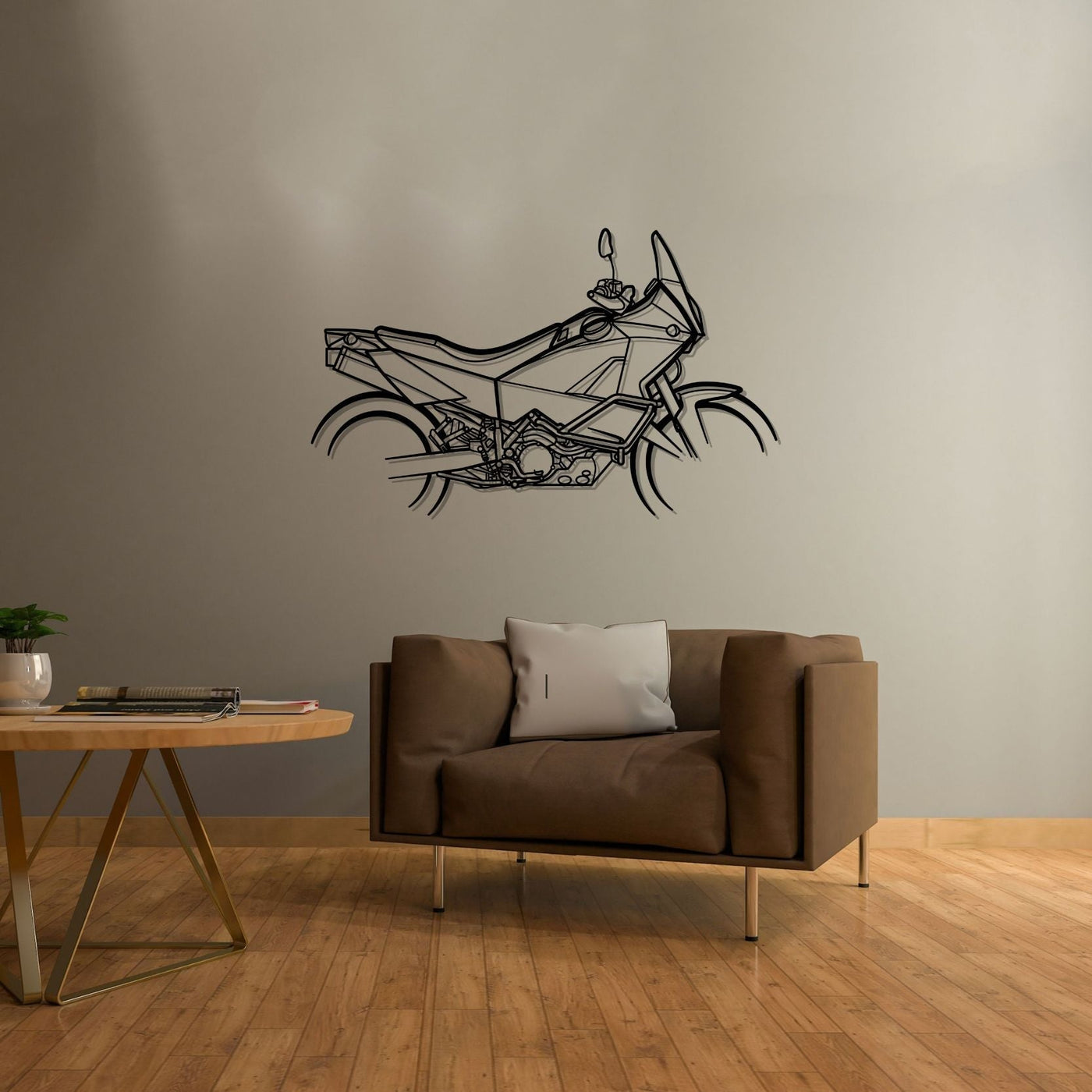 990 Silhouette Metal Wall Art