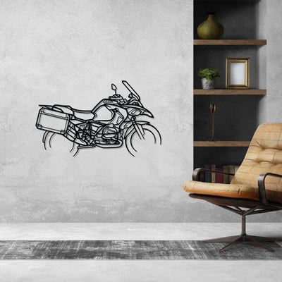 R1200 GS Adventure Silhouette Metal Wall Art