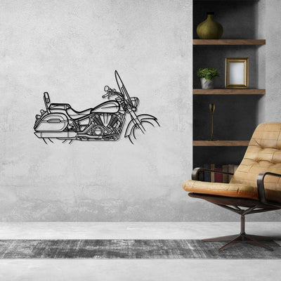 V-Star 1300 Tourer Silhouette Metal Wall Art