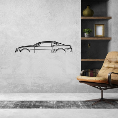 Camaro SS 2011 Classic Silhouette Metal Wall Art