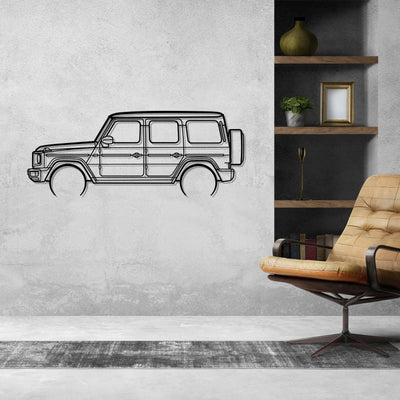 G class 2020 Detailed Silhouette Metal Wall Art