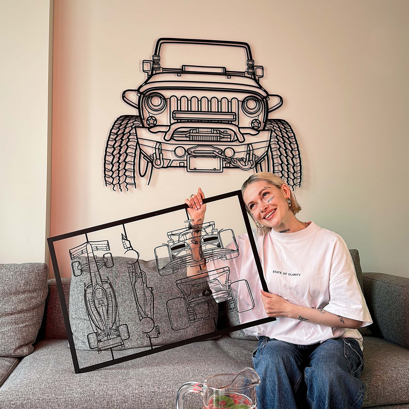 Your Custom Frame Car metal wall art