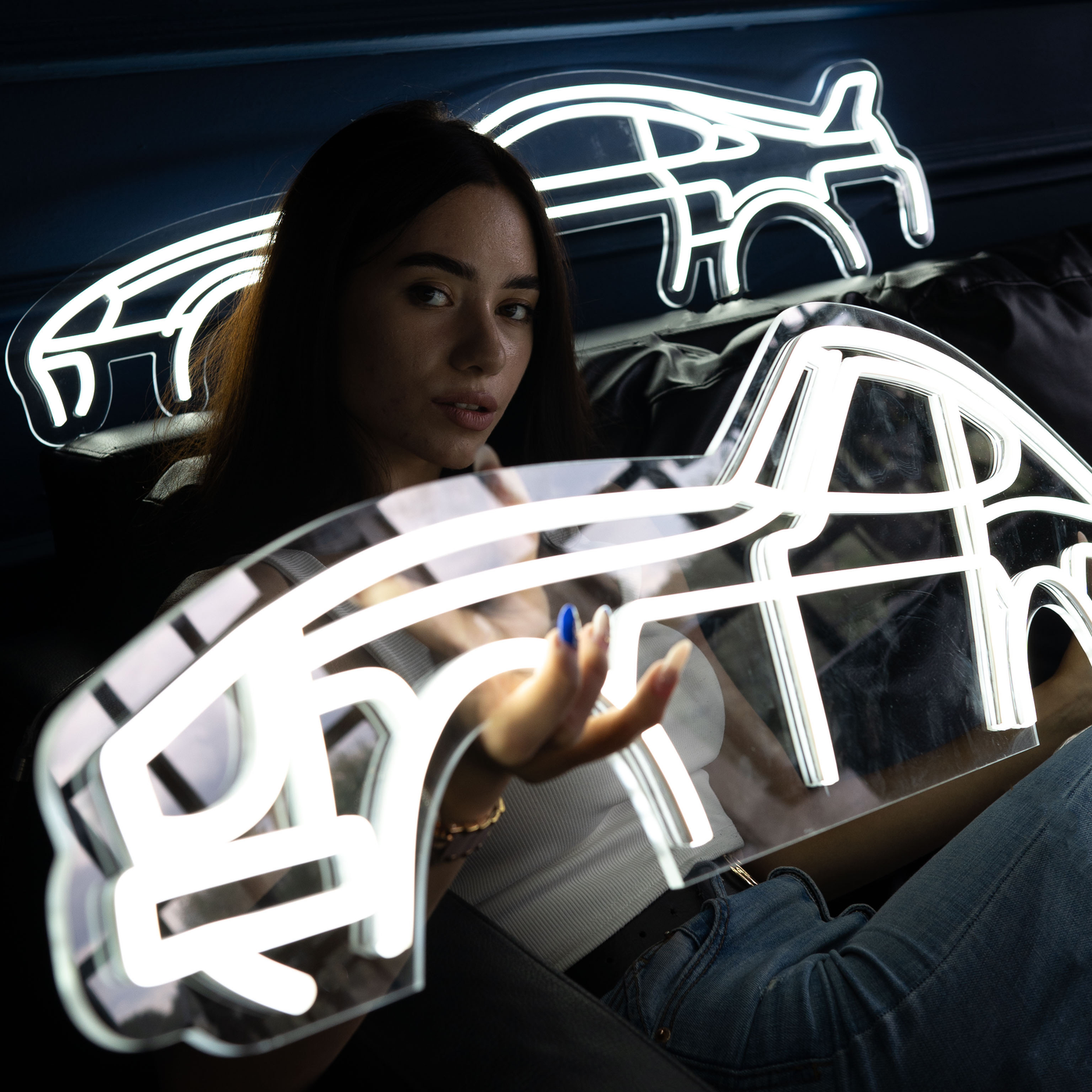 Your Custom Neon Silhouette Service