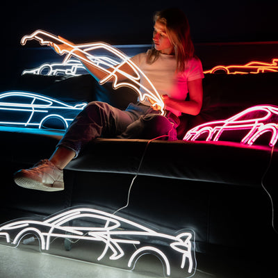 Your Custom Neon Silhouette Service