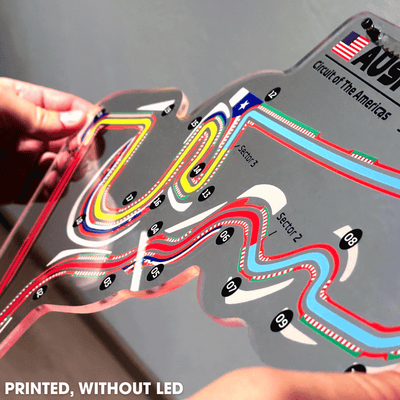 Misano World Circuit Marco Simoncelli Neon Race Track