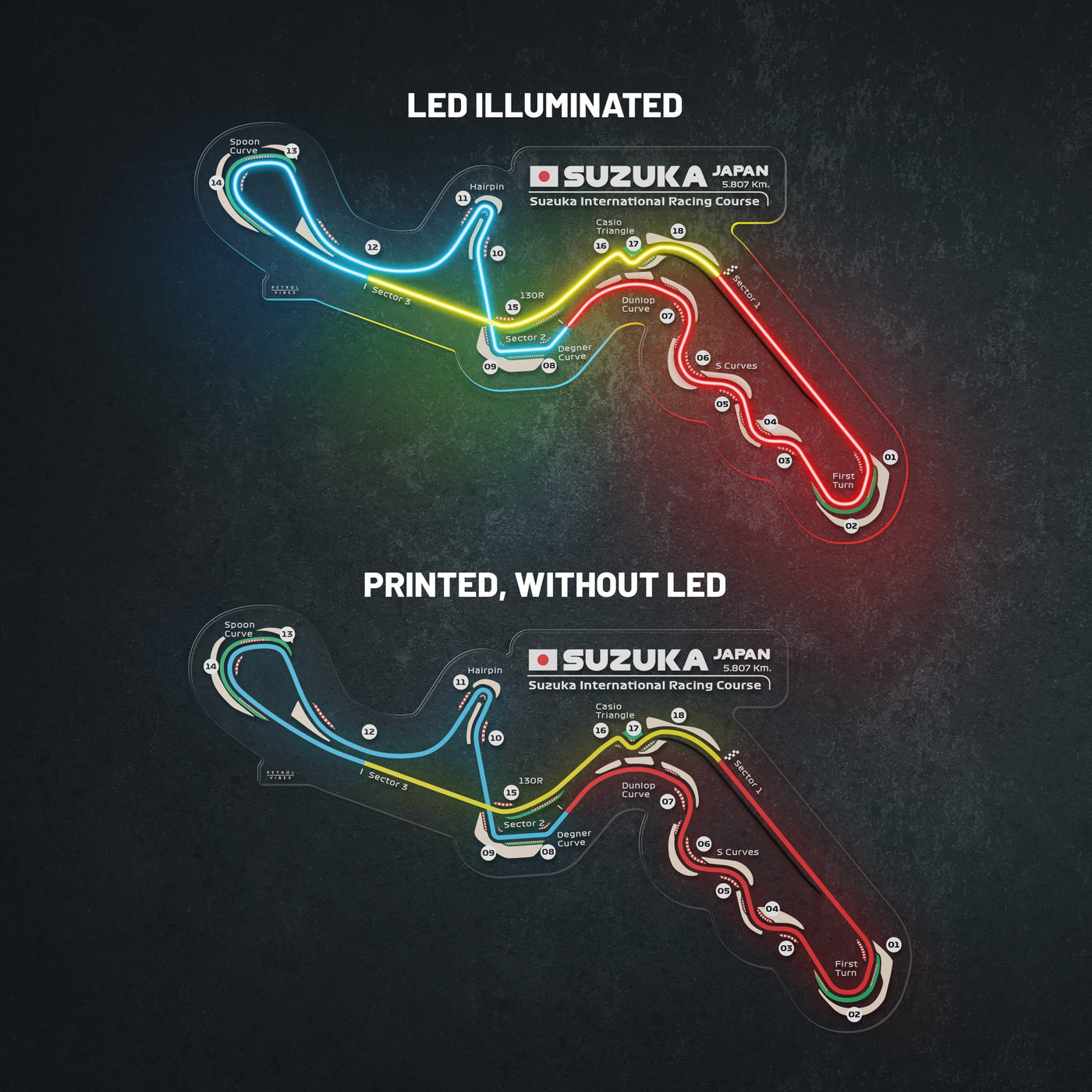 Suzuka International Racing Course Neon Race Track