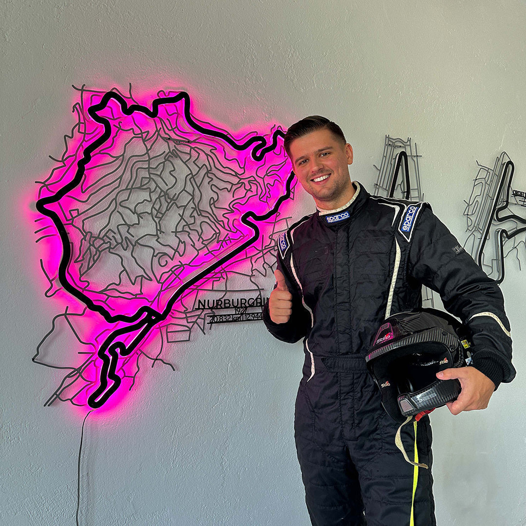 Circuit De Bresse Metal Wall Art