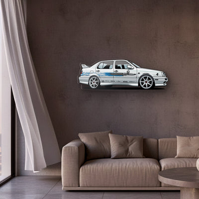 Jetta Front Angle Acrylic Print