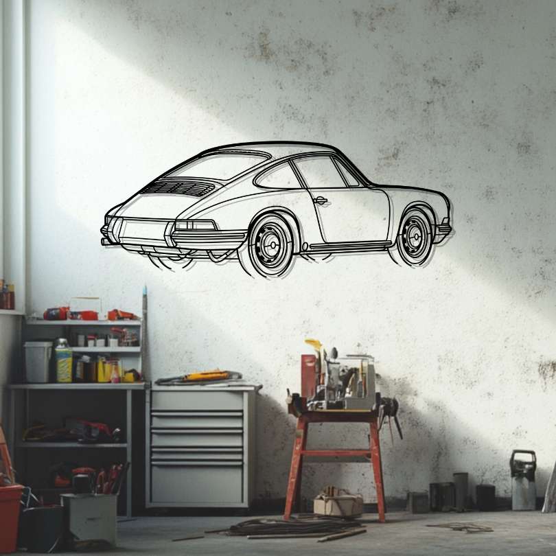 P Generation 1 Silhouette Metal Wall Art