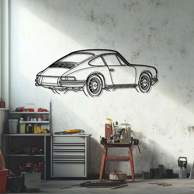 P Generation 1 Silhouette Metal Wall Art