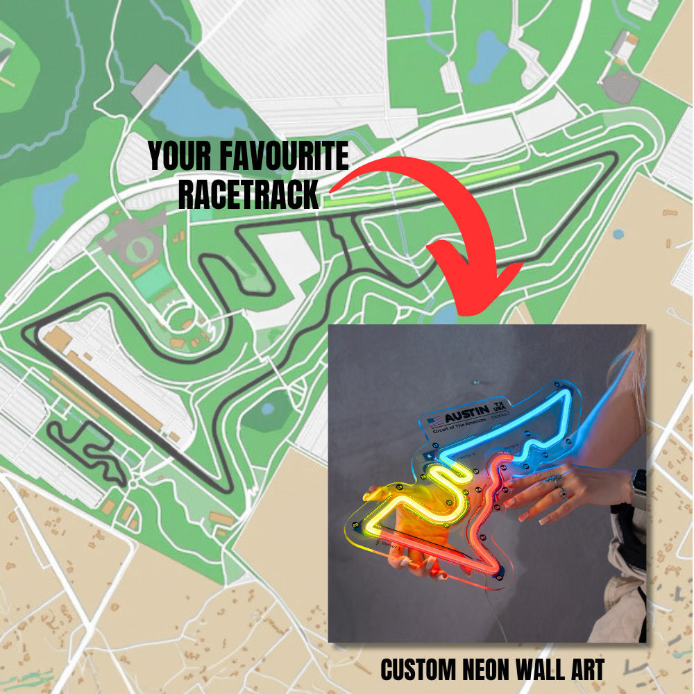 Your Custom Neon Race Track Service