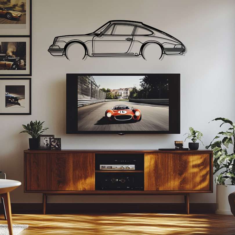 P Generation 1 Silhouette Metal Wall Art