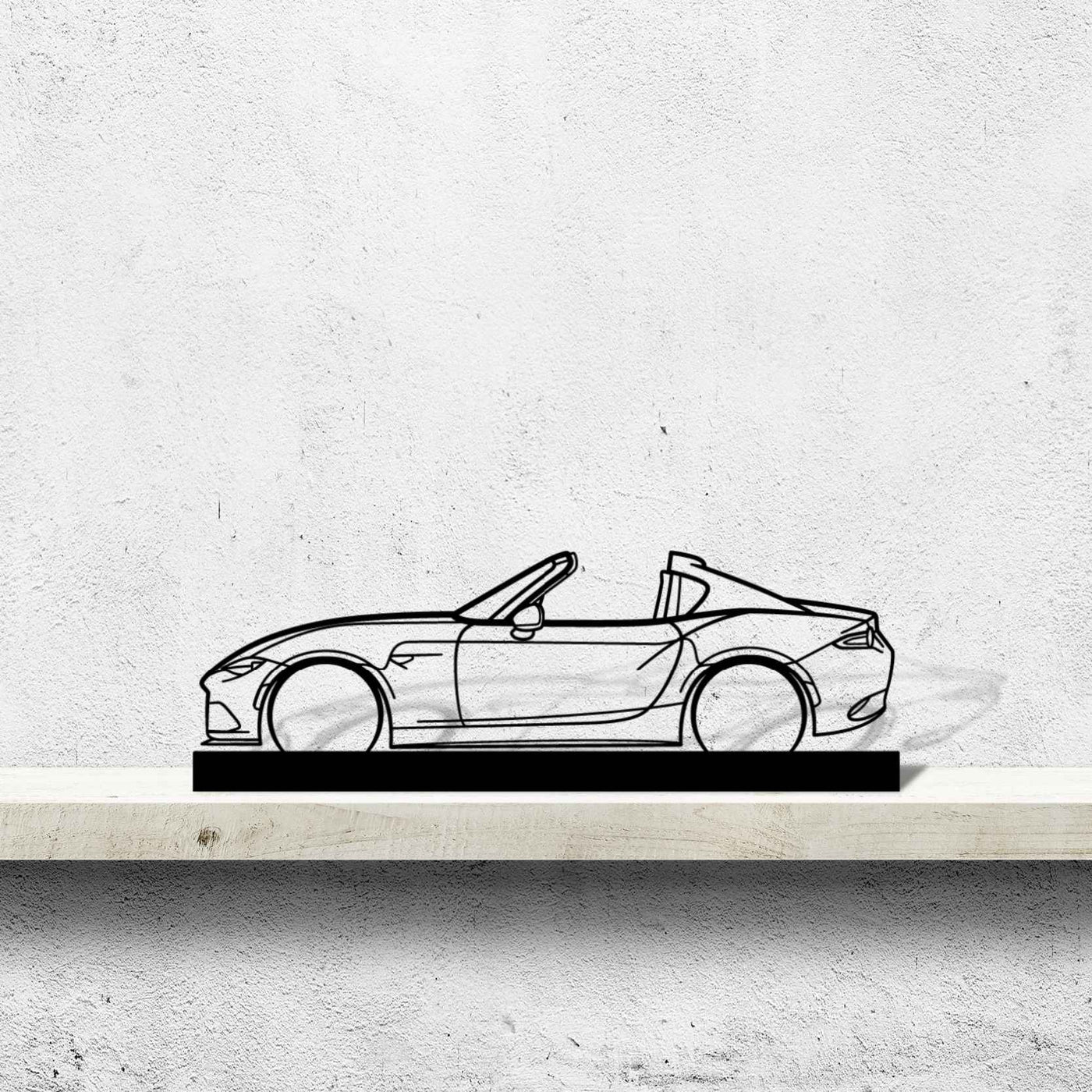 MX-5 RF Silhouette Metal Art Stand